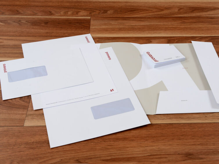 Provero Treuhand AG, professionelle Umsetzung von Geschäftsdrucksachen durch die Wallimann Druck und Verlag AG