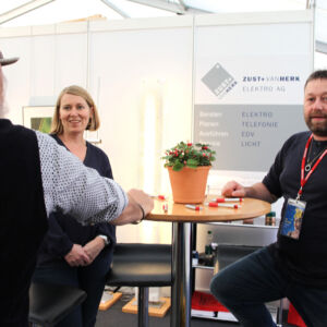 Zust und van Herk Elektro AG an der Gewerbeausstellung Stärne füfi in Beromünster