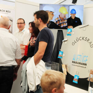 Haslimann Aufzüge AG an der Gewerbeausstellung Stärne füfi in Beromünster