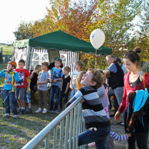 Landessender Jugend, Harassenstapeln an der Gewerbeausstellung Stärne füfi in Beromünster