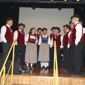 Jodelklub an der Gewerbeausstellung Stärne füfi in Beromünster