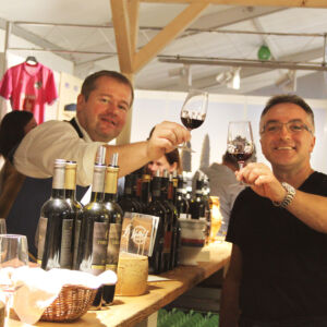 René Ramundo von Enoteca da Ramundo an der Gewerbeausstellung Stärne füfi in Beromünster