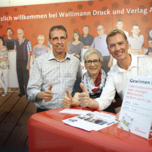 Wallimann Druck und Verlag AG an der Gewerbeausstellung Stärne füfi in Beromünster