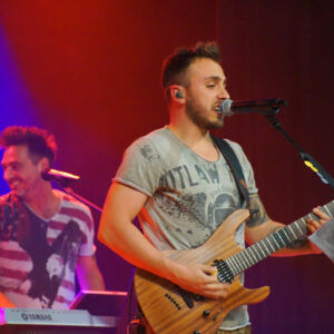 Musikalische Eröffnung der Gewerbeausstellung stärne füfi in Beromünster