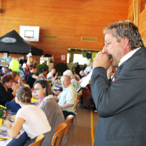Wetz an der Gewerbeausstellung Stärne füfi in Beromünster