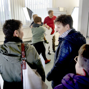 Das Fotostudio von der Firma Wallimann Druck und Verlag AG.