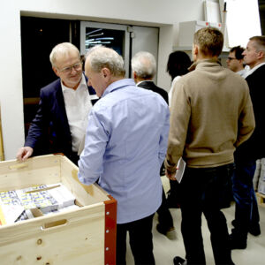 Der Gemeinderat von Beromünster war auch am Tag der offenen Tür von Wallimann Druck und Verlag AG.