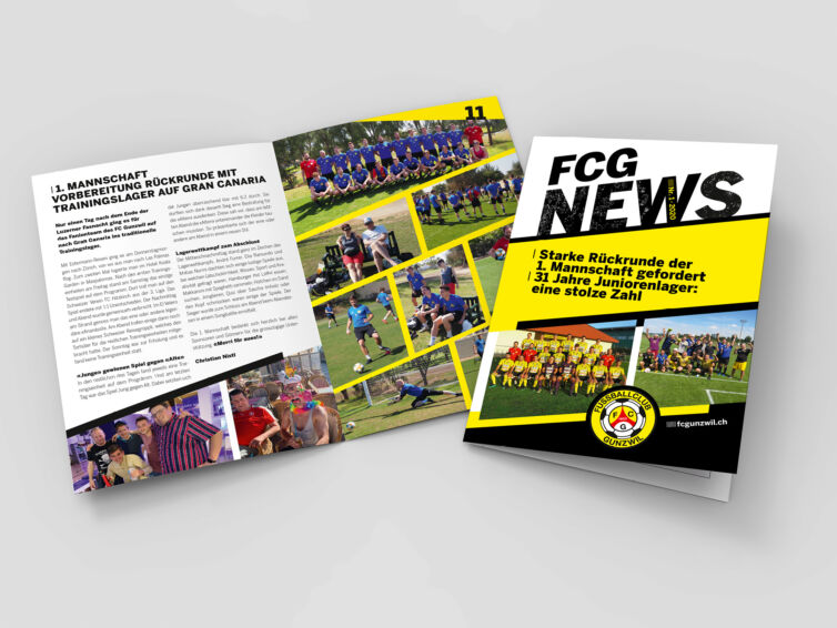 Das FCG News ist ein Fussballvereinheft und wird durch Wallimann Druck und Verlag AG produziert.