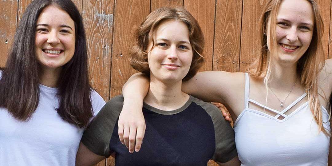 Unsere Absolventinnen (v.l.n.r.): Ramona Troxler, Janine Tremp und Svenja Limacher